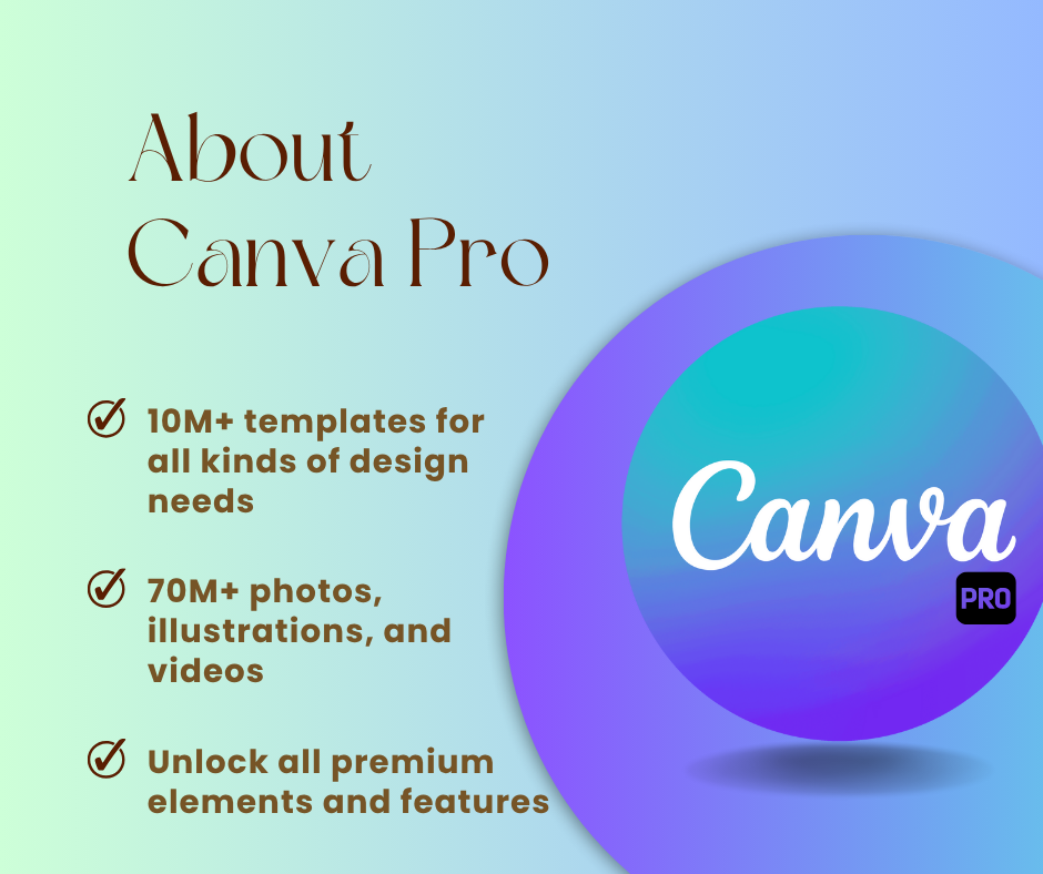 Canva Pro Subscription Official Premium Access – Unlock All Pro Features, Templates & Fonts Instantly
