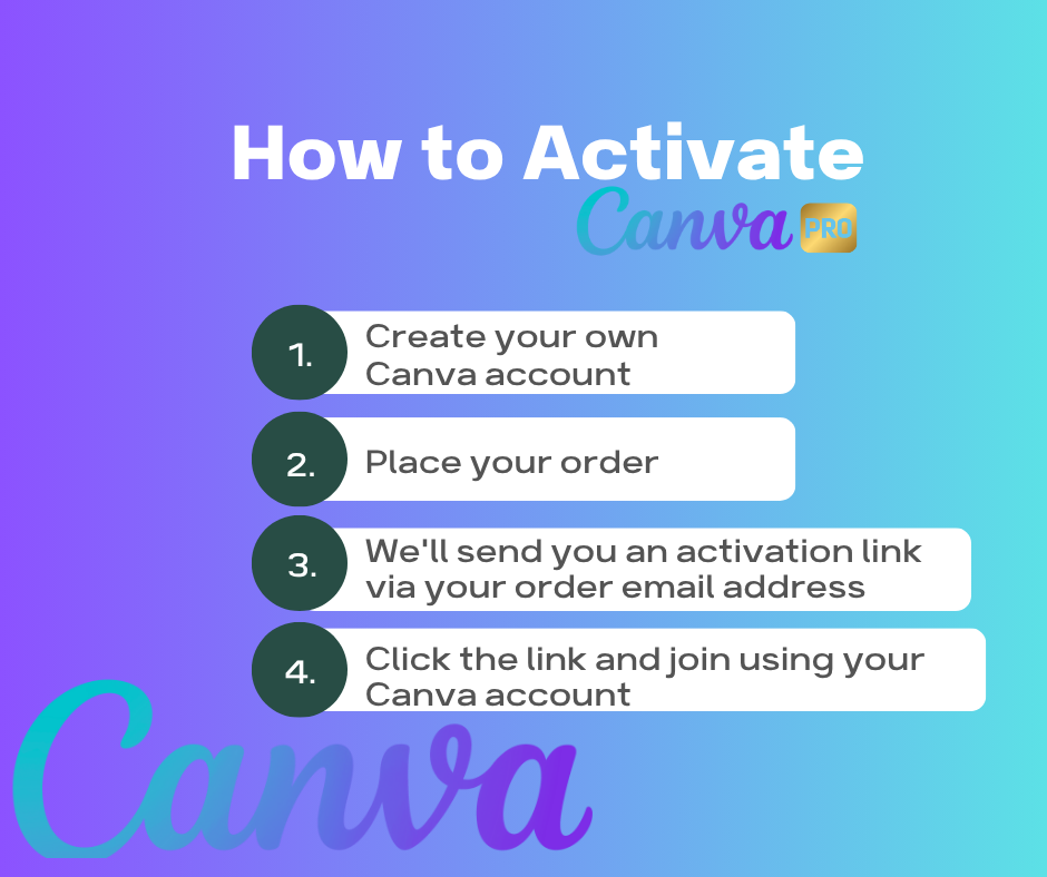 Canva Pro Subscription Official Premium Access – Unlock All Pro Features, Templates & Fonts Instantly